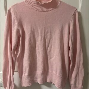 Old Navy Light Pink Turtleneck Sweater